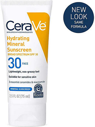 CeraVe - Hydrating Mineral Sunscreen SPF 30 - 75ml