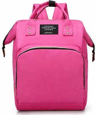 Living Traveling Share Multi-Function Waterproof Baby Diaper Bag(Pink)