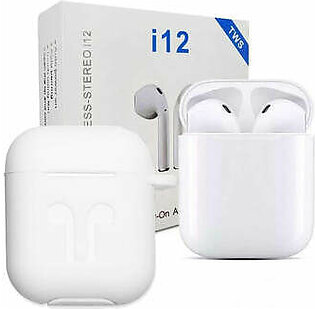 TWIN i12 With CASE Sensors Touch And Window Wireless Earphone V5.0