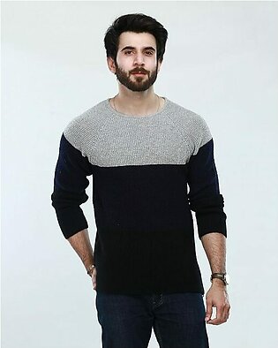 Lambswool Round Neck Sweater For Men