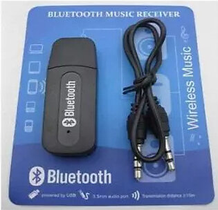 KMJSA A007 Bluetooth Audio Receiver for car, Wireless Bluetooth car Bluetooth Device for Music System/Bluetooth Connector for car Music System/Bluetooth Connector for Home Theatre