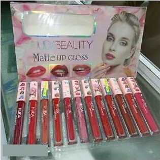 Huda Beauty 12 Matte Lip Gloss Set