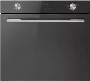 Crown B4-FGE23E3TIX Built-In Oven 73 Liters Digital Gas & Electric – Black & Silver