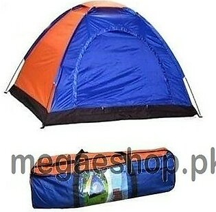 2,4,5,6,7,8,10,12 Person Outdoor Parachute Camping Tent - Travelling Hiking - Water Resistant - Random Color