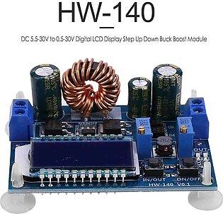 HW-140 4A LCD Digital Display Step-up Step Down Module Buck Converter Voltage Regulator 5.5-30V