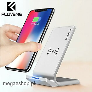 FLOVEME Universal Qi Fast Wireless 10W Power Charger For iPhone X XS Max XR Samsung