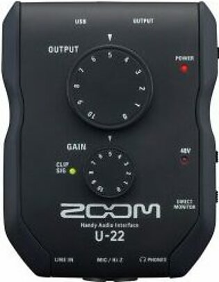 Zoom U-22 Ultracompact 2×2 USB Handy Audio Interface