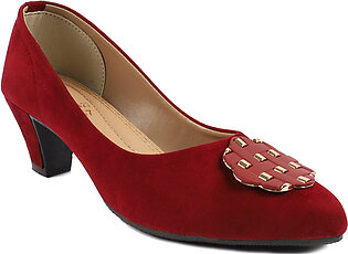 Maroon Formal Court Shoes 085422
