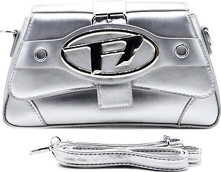 Silver Casual Hand Bag P00P01073