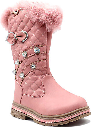 Pink Casual Boots G60034