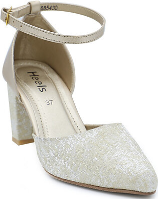 Golden Formal Court Shoes 085430