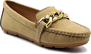 Beige Casual Moccasins G70043