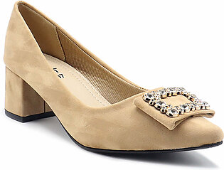 Beige Formal Court Shoes 085479