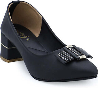 Black Formal Court Shoes 085402