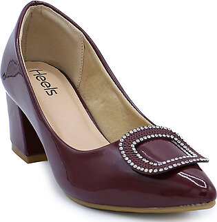 Maroon Formal Court Shoes 085407