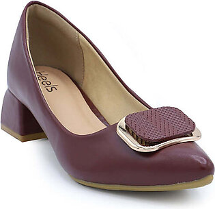 Maroon Formal Court Shoes 085406
