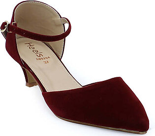 Maroon Formal Court Shoes 085394