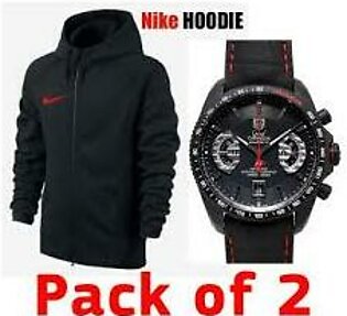 Tag Heuer Calibre 17 Watch and Nike Hoodie