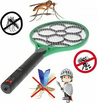 Electric LED Bug Fly Mosquito Zapper Swatter 2 In 1