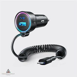 Joyroom 3-in-1 Wired Car Charger (Lightning) - CL08