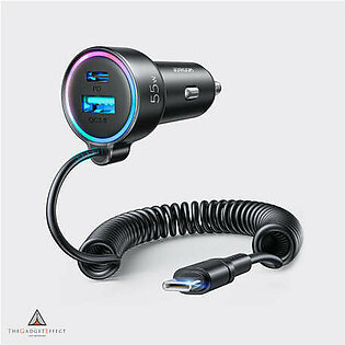 Joyroom 3-in-1 Wired Car Charger (Type-C) - CL07