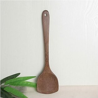 Wooden Turner Spoon, Kitchen Utensils Wooden Cooking Spoon, Wooden Spatula Turner for Nonstick Cookware, Bamboo Wooden Mini Spatula Turner Spoon, Curved Stir Fry Wooden Mixing Serving Spoon Turner Spoon Tool