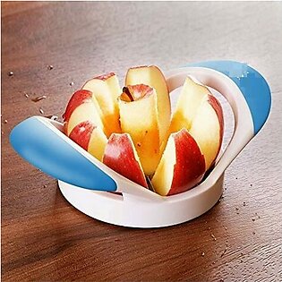Random Color – Stainless Steel Apple Corer Slicer With Plastic Handles, Apple Slicer Corer Apple Pear Fruit Sharp Divider Peeler Stainless Steel Cutter