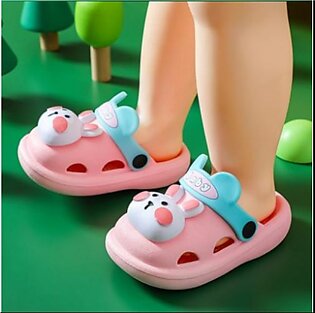Baby Boy/Girl Super Soft Cartoon Summer Pink Clogs/Slippers