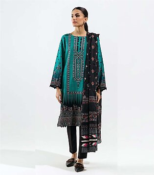 Delicate Green unstitched Embroidered Khaddar on Beechtree sale