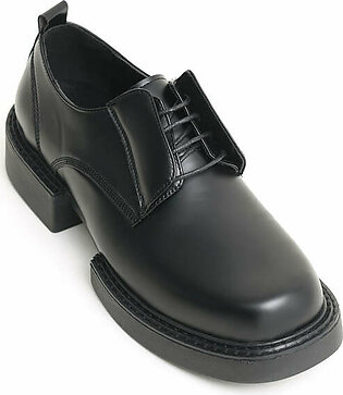 CHUNKY FORMAL SHOES-BLACK
