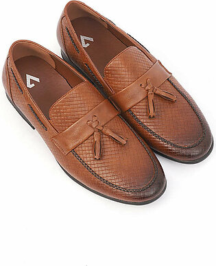 OMBRE TEXTURED LOAFERS-BROWN