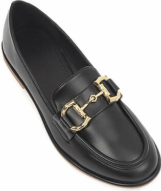 FLAT LOAFERS-BLACK