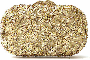 BLOOMING CLUTCH-GOLD