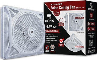 Fan Pro False Ceiling Fan 18″ 2×2 Open