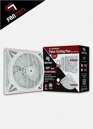Fan Pro False Ceiling Fan 18″ 2×2 Super Slim