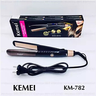 Kemei Km-782 – Professional Hair Straightener with Digital Temperature Control Kemei Best Hair Straightener ever