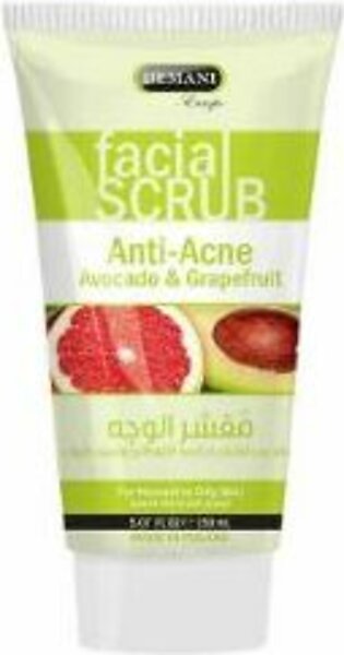 Anti Acne Facial Scrub with Avocado and Grapefruit