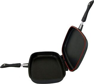 Dessini Double Grill Pan With Extra Rubber Seal & Lock System
