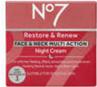 No7 Laboratories Restore & Renew Multi Action Face & Neck Night Cream