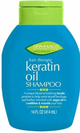 SPA HAUS Hair Therapy Keratin Oil Shampoo with Argan Oil 414ml
