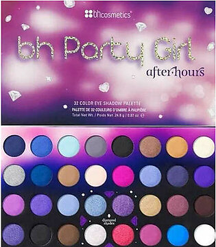 BH Cosmetics 32 Color Eyeshadow Palette Party Girl After Hours