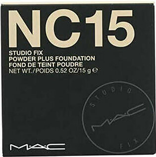 MAC NC-15 STUDIO FIX POWDER PLUS FOUNDATION (NEW)