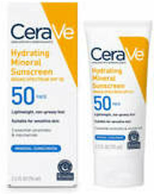 CeraVe Hydrating Sunscreen, Broad Spectrum, SPF 50, 75ml