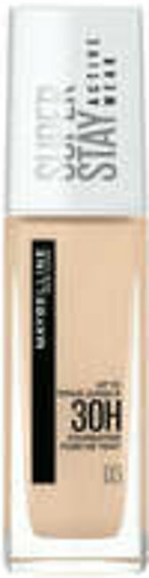 Maybelline- 30H Super Stay long Lasting Foundation- 03 True Ivory