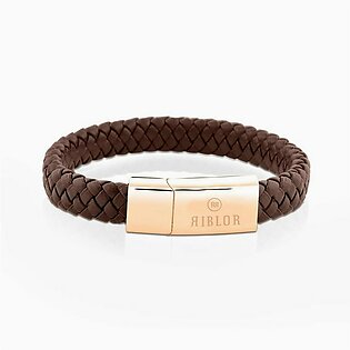 Riblor Leather Bracelet Calvino Brown
