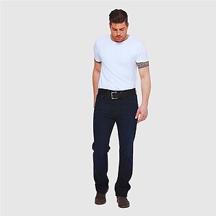 Designer Urban Star Jeans for Men Dark Blue (W-32)
