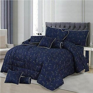 Siya 10 Pcs Bedding Set with Filled Comforter