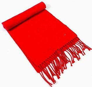 Wool Scarf For Men Red
