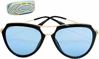 Dior Blue Cut Shape Sunglasses