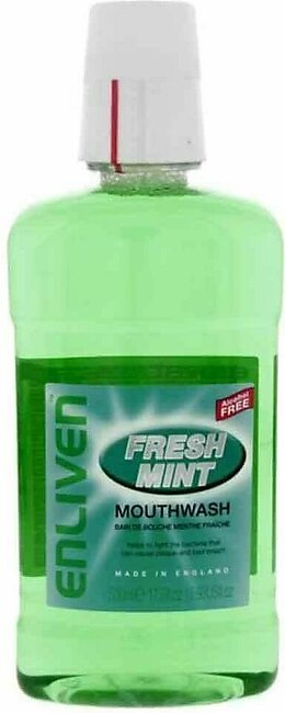 Enliven Mouth Wash Fresh Mint 500ml